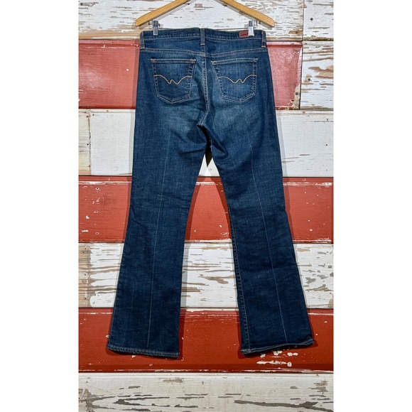 AG Adriano Goldschmied Angel‎ Bootcut Jeans Dark Wash Denim Womens Size 32 - Picture 2 of 6